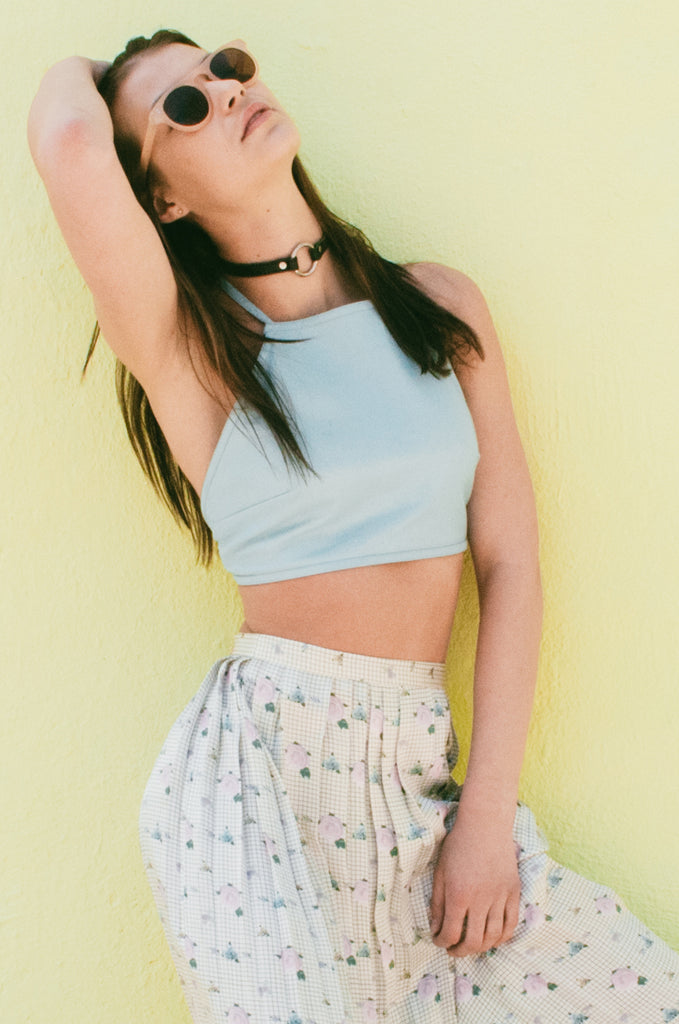 PAIGE LEATHER HALTER - Dolores Haze