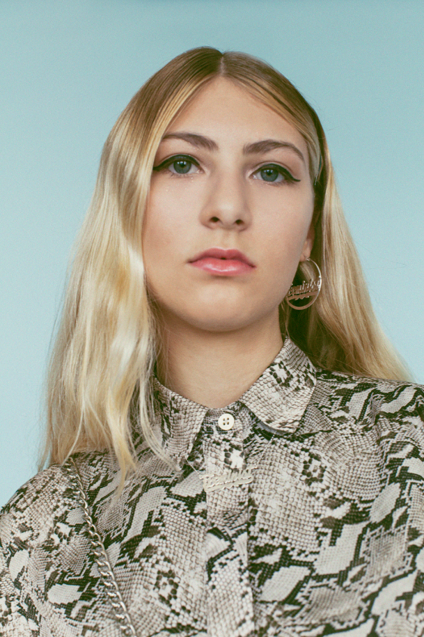 FEMINIST SILVER HOOP EARRINGS - Dolores Haze